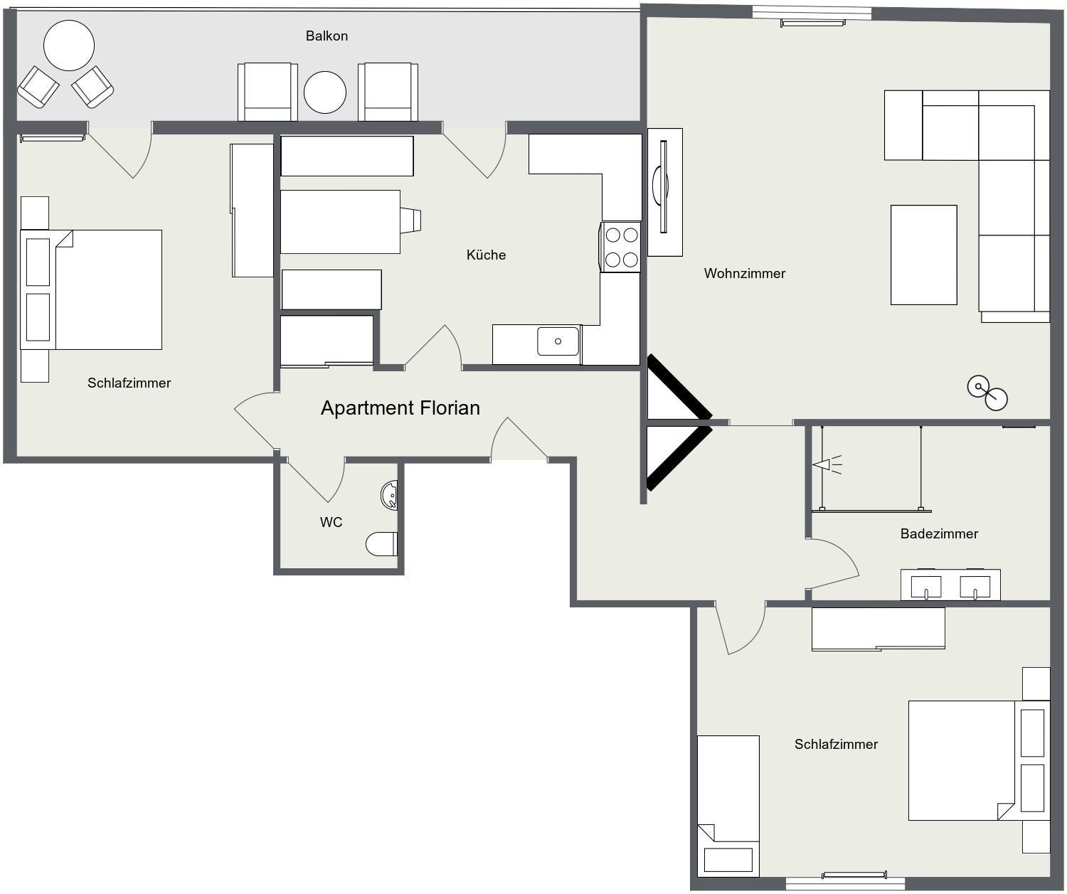 Flo'S Apartment Гросарл Екстериор снимка